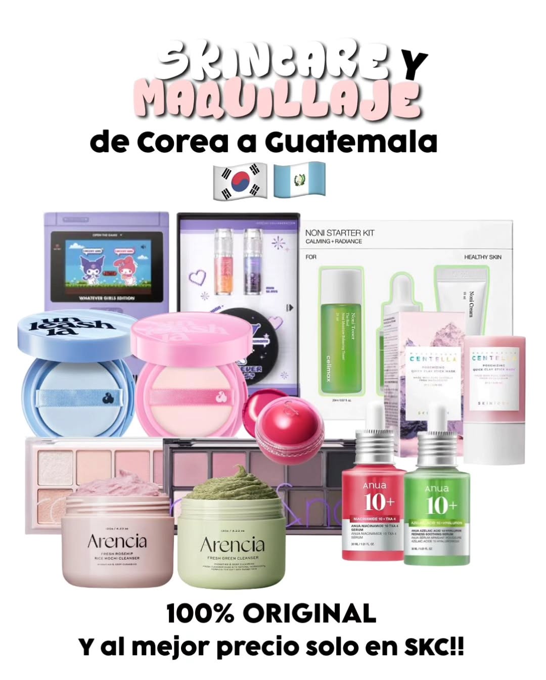 The SKC Facebook ad: SKC: Los Esenciales de Corea para una Piel…