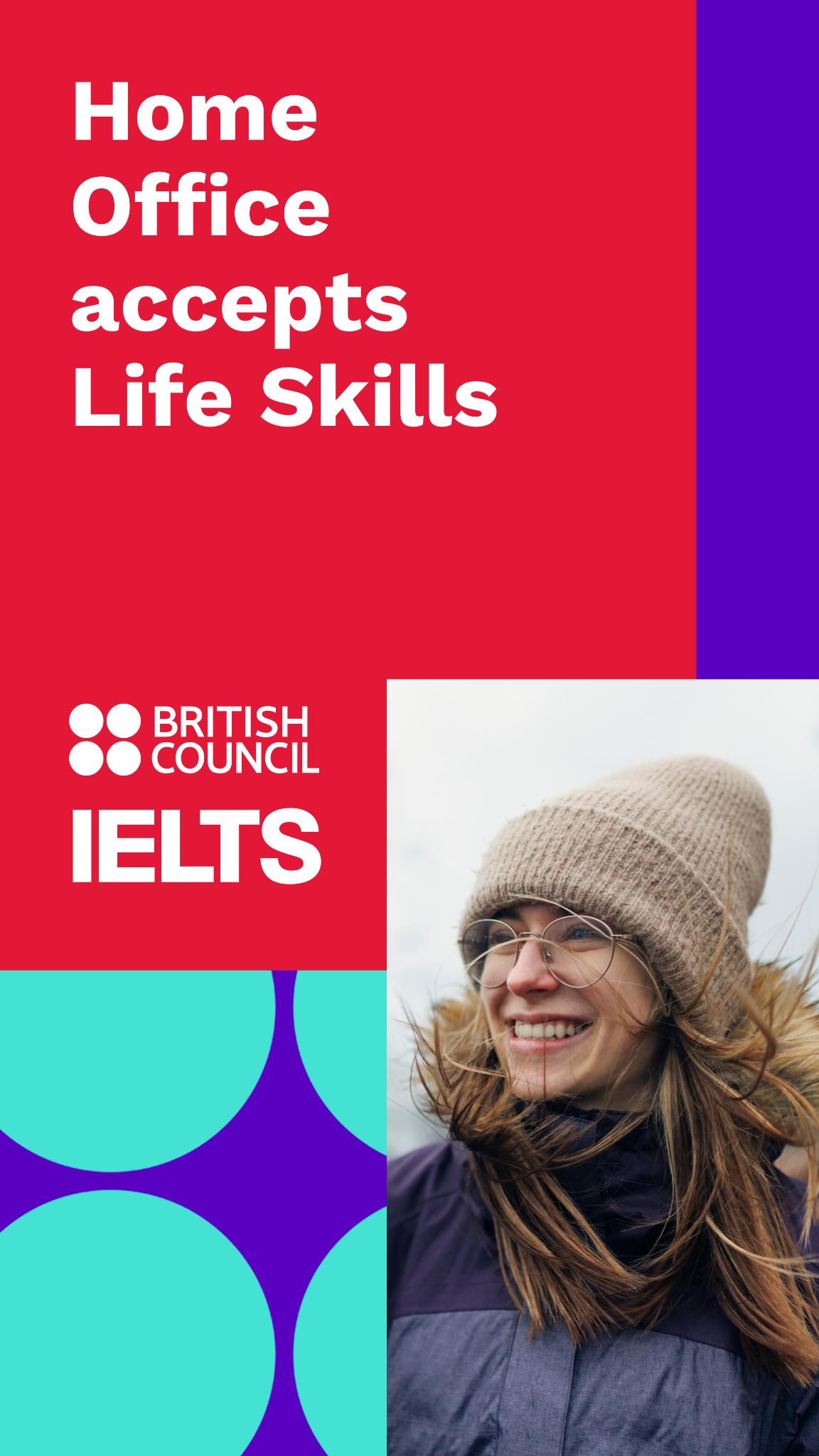 Take IELTS Official Facebook ad