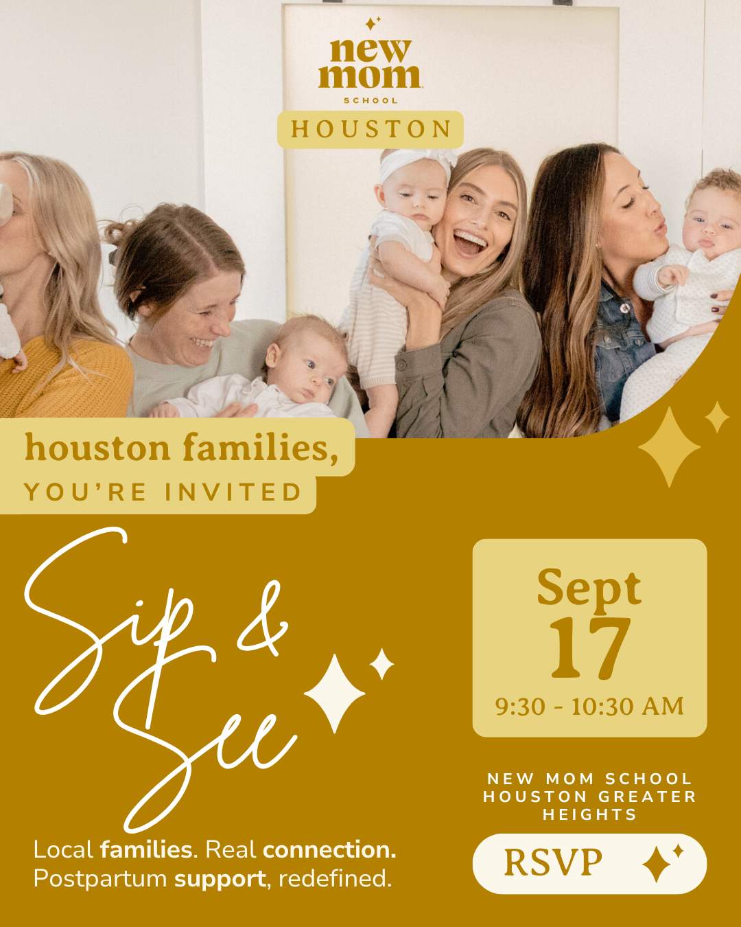 New Mom School Facebook ad: Save Your Spot Today!