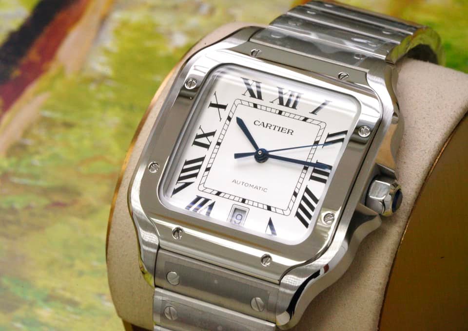 中國鐘錶 China Watch, Co Facebook ad: ☞ 名家選品 卡地亞 Santos de Cartier 精鋼山度士雋永腕作