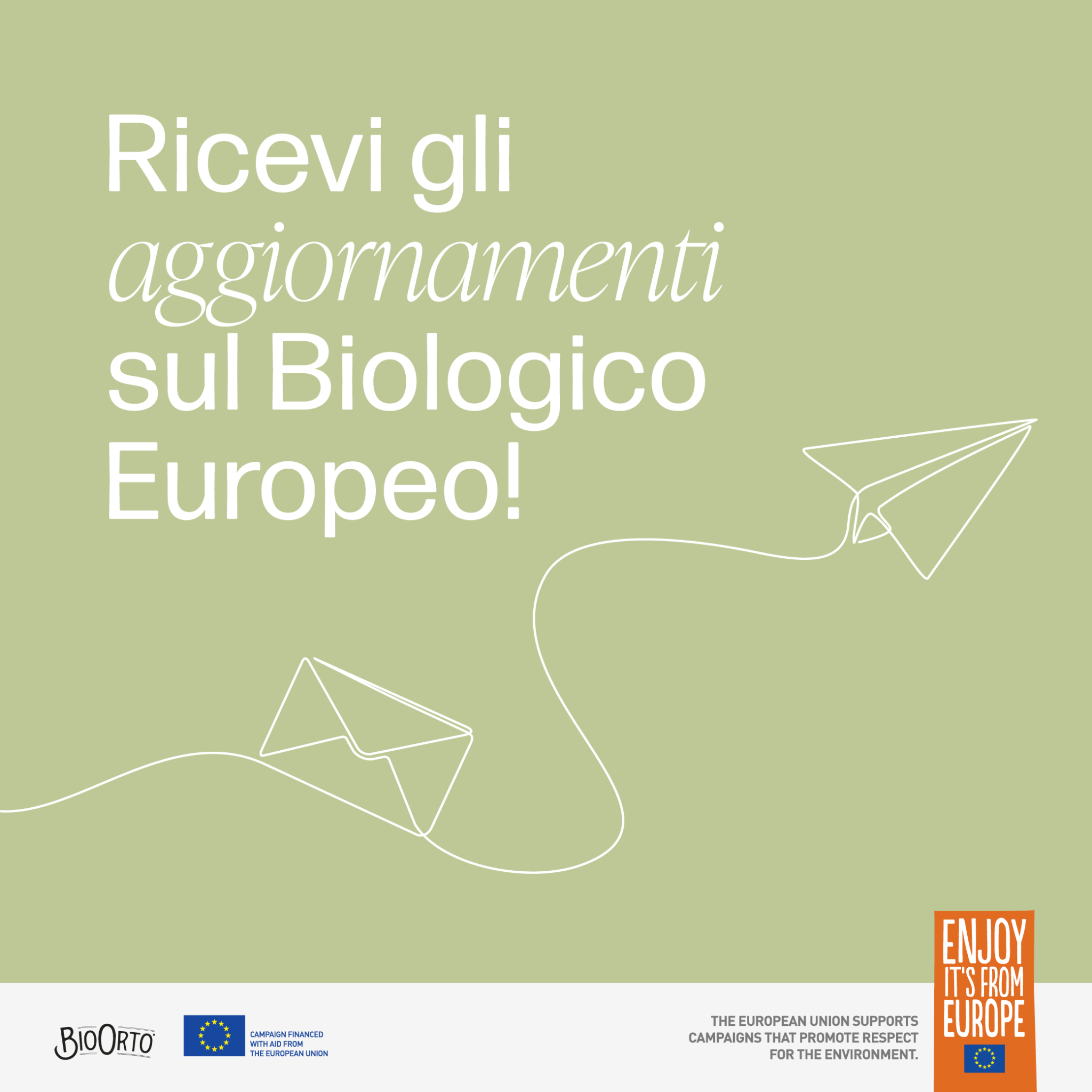 Be good with organic food from Europe Facebook ad