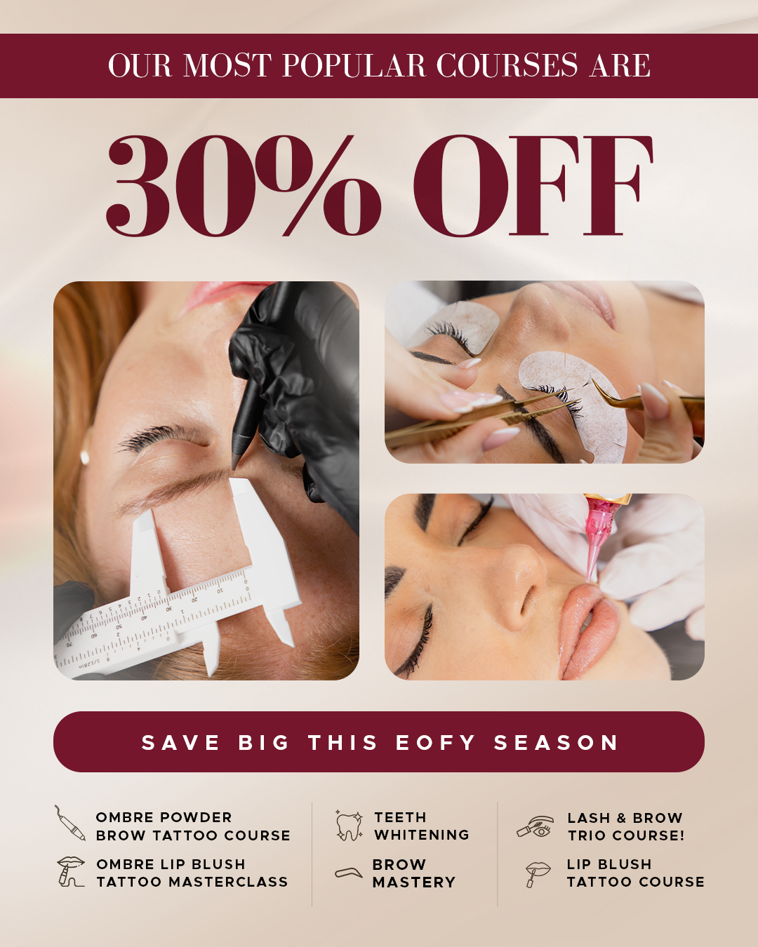 Cecilia Cole Clinic & Academy Facebook ad