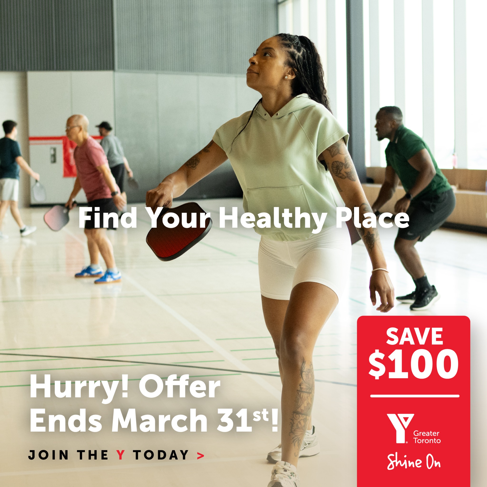 YMCA of Greater Toronto Facebook ad