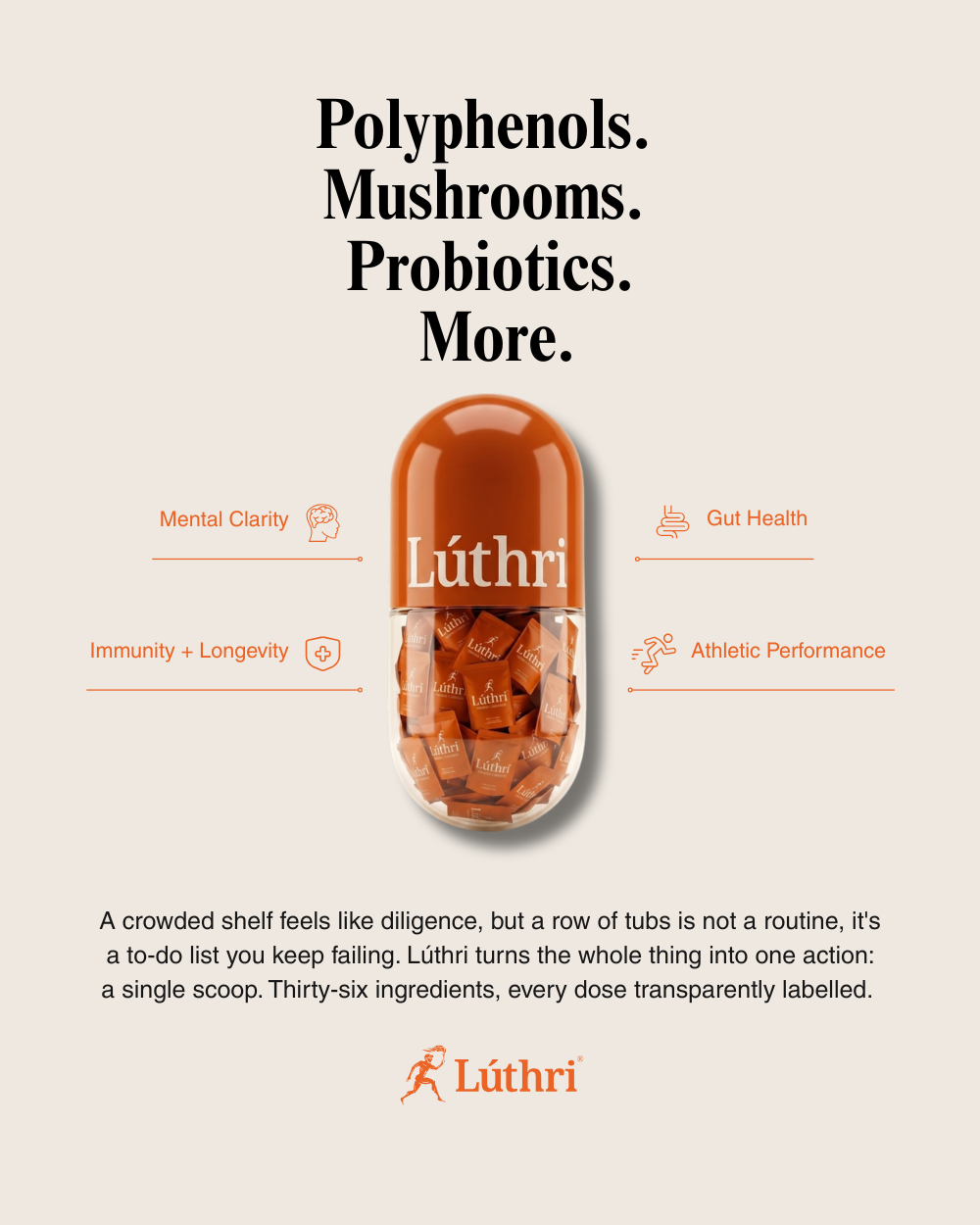 Lúthri Athletics Facebook ad