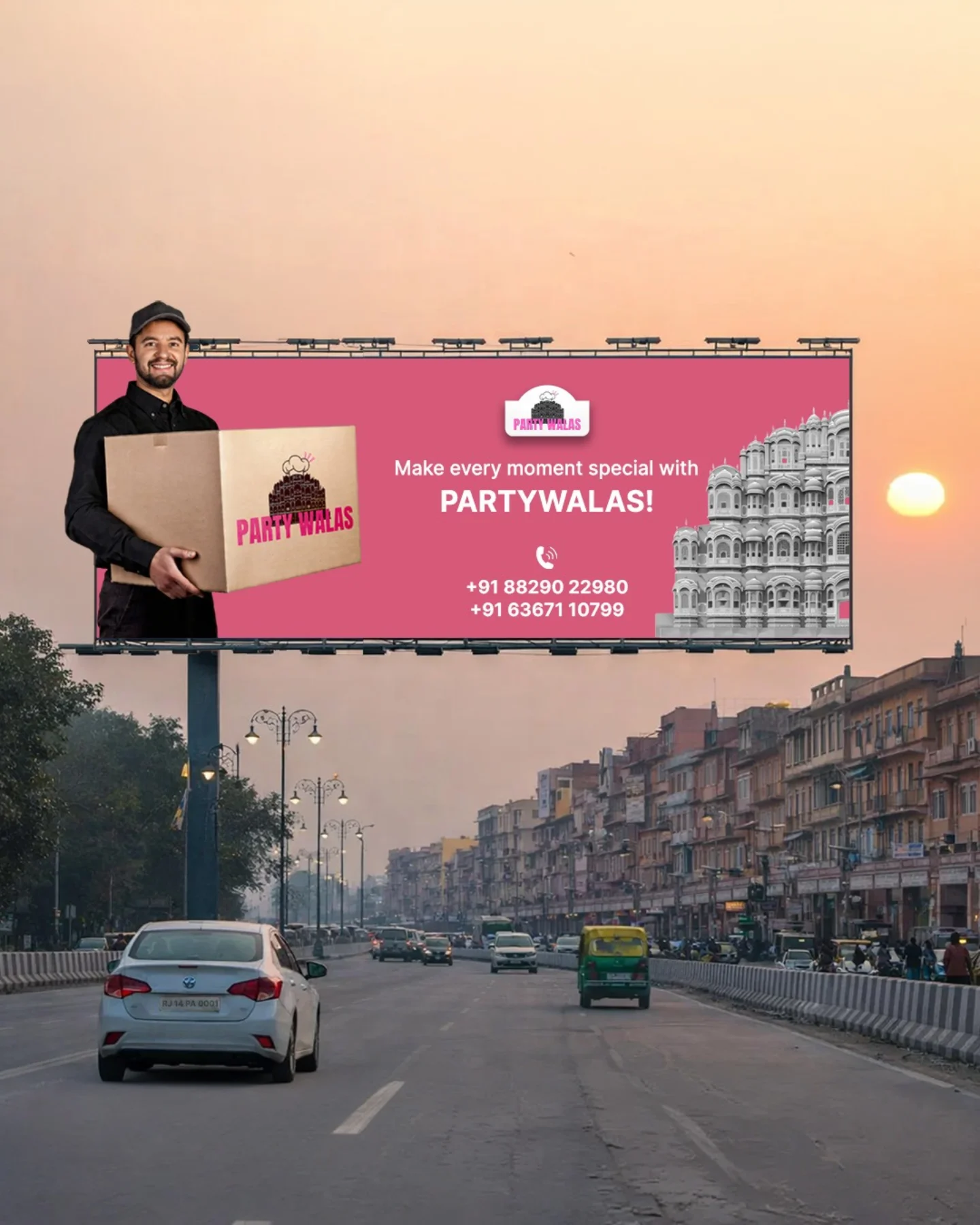 PartyWalas Facebook ad