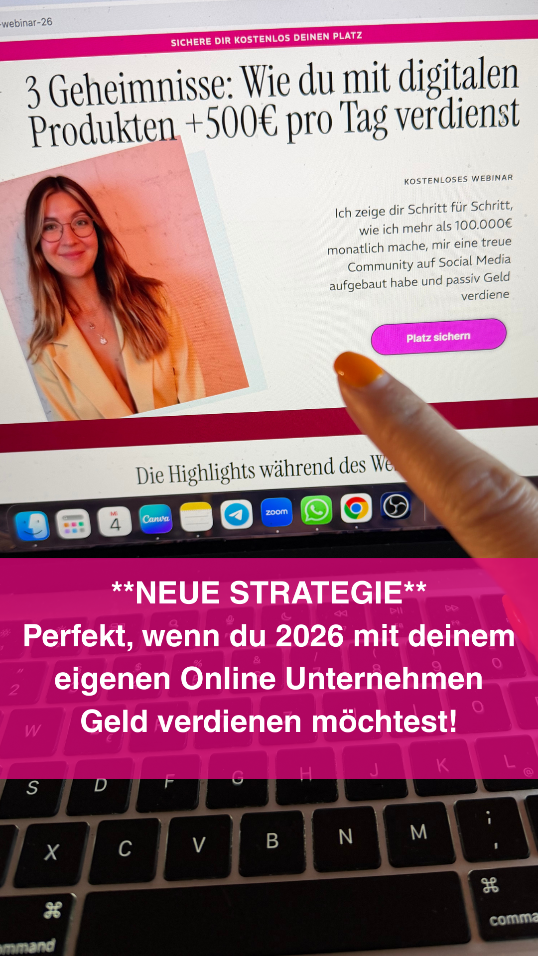 Julia Trost - Online Unternehmensaufbau Facebook ad