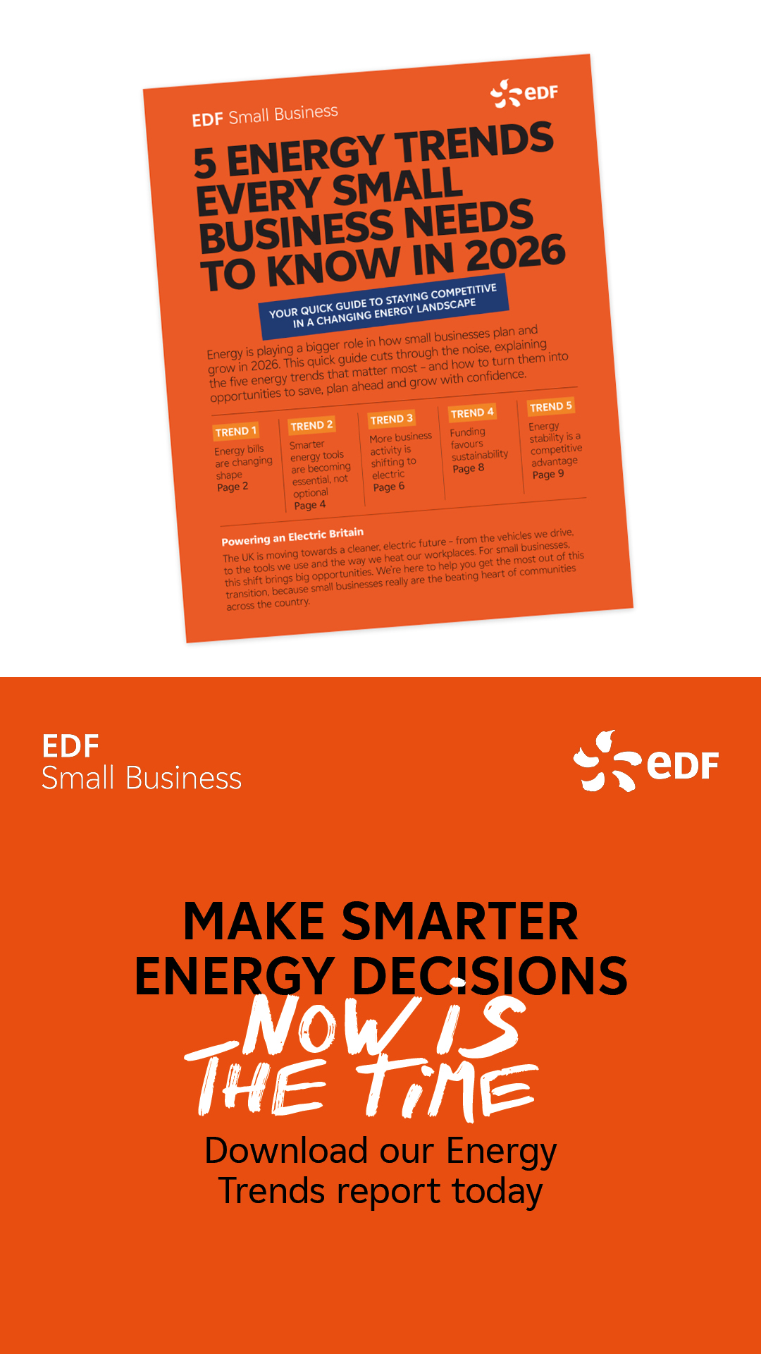 EDF Facebook ad