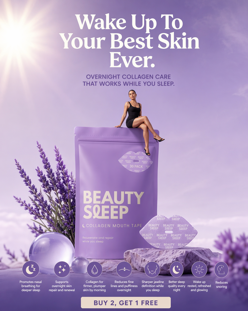 Beauty Sleep Facebook ad