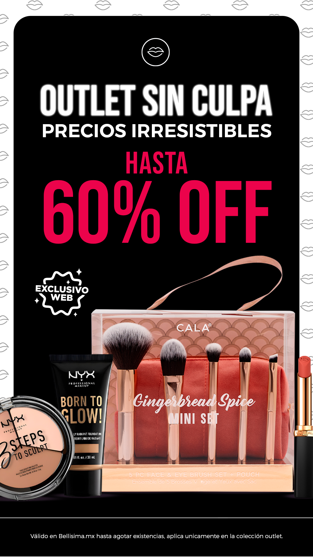 Bellisima Facebook ad: Hasta 60% OFF
