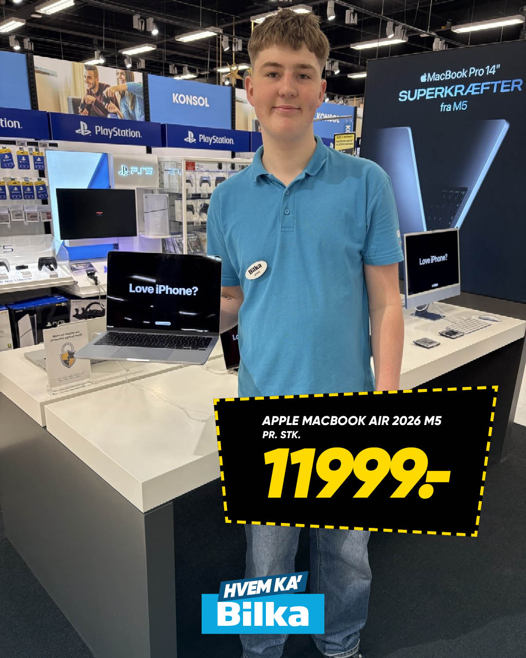 Bilka Facebook ad: Se mere i avisen