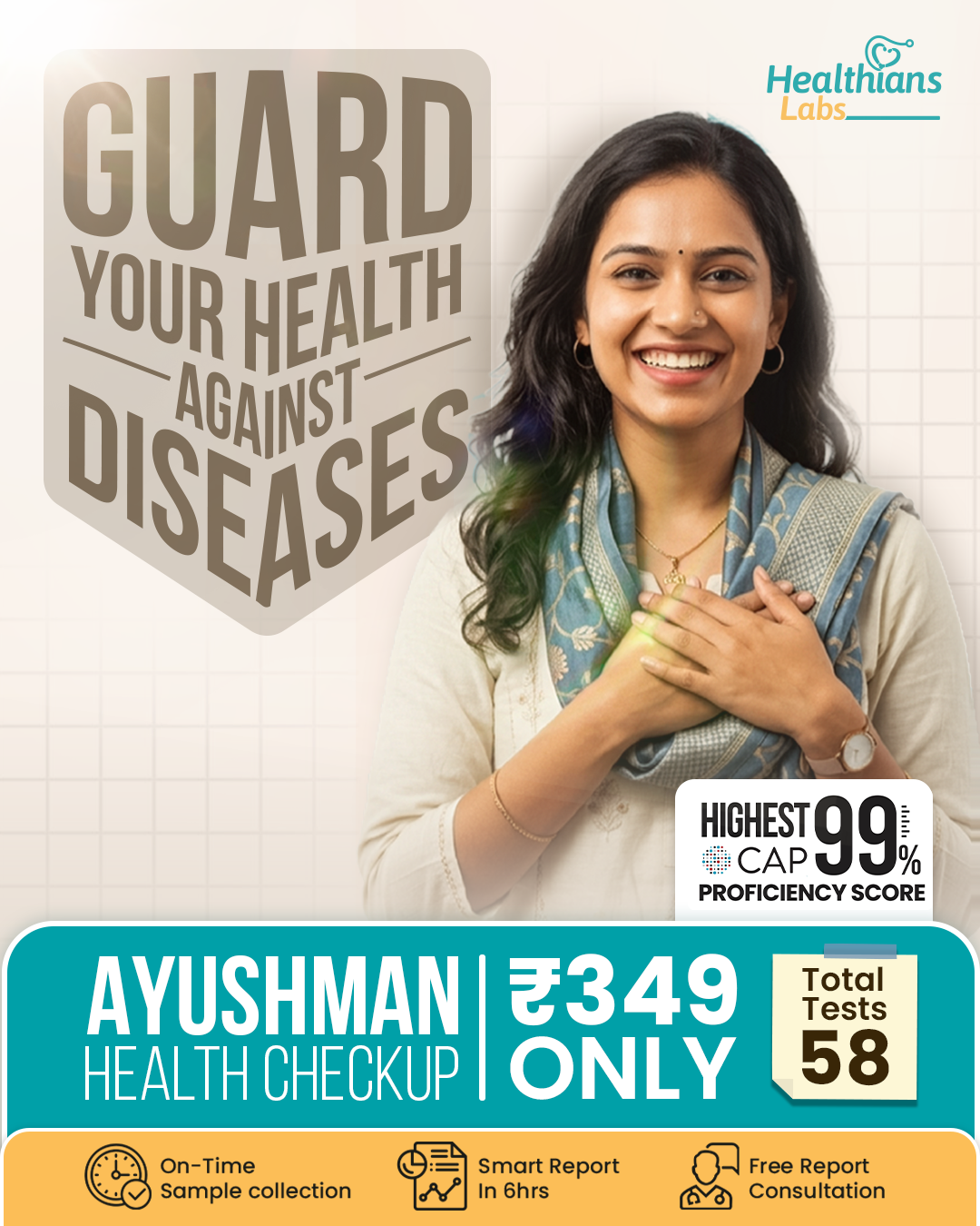 Healthians Facebook ad