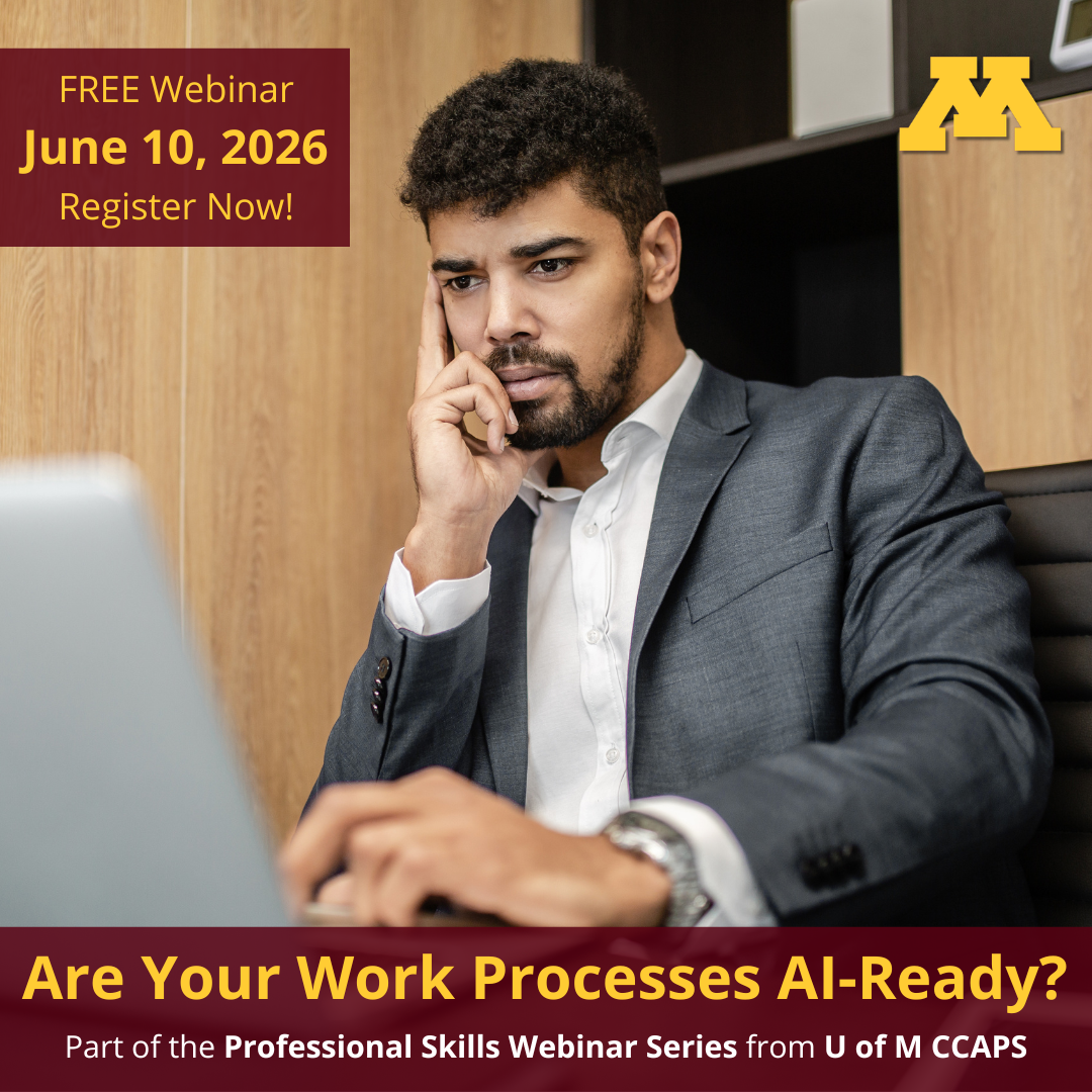University of Minnesota College of Continuing & Professional Studies Facebook ad