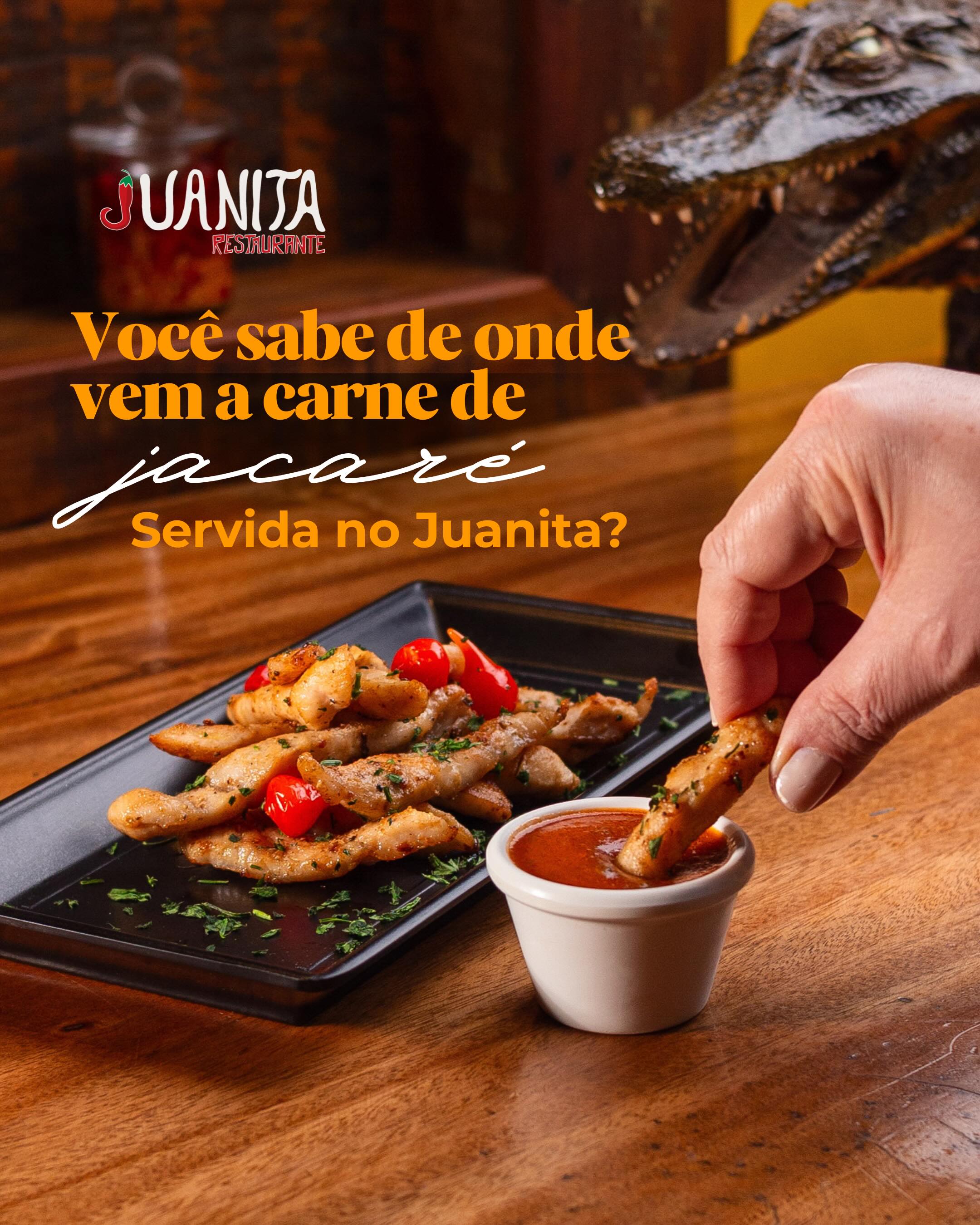 Juanita Restaurante Facebook ad: Quem visita Bonito costuma experimentar sabores que fazem…