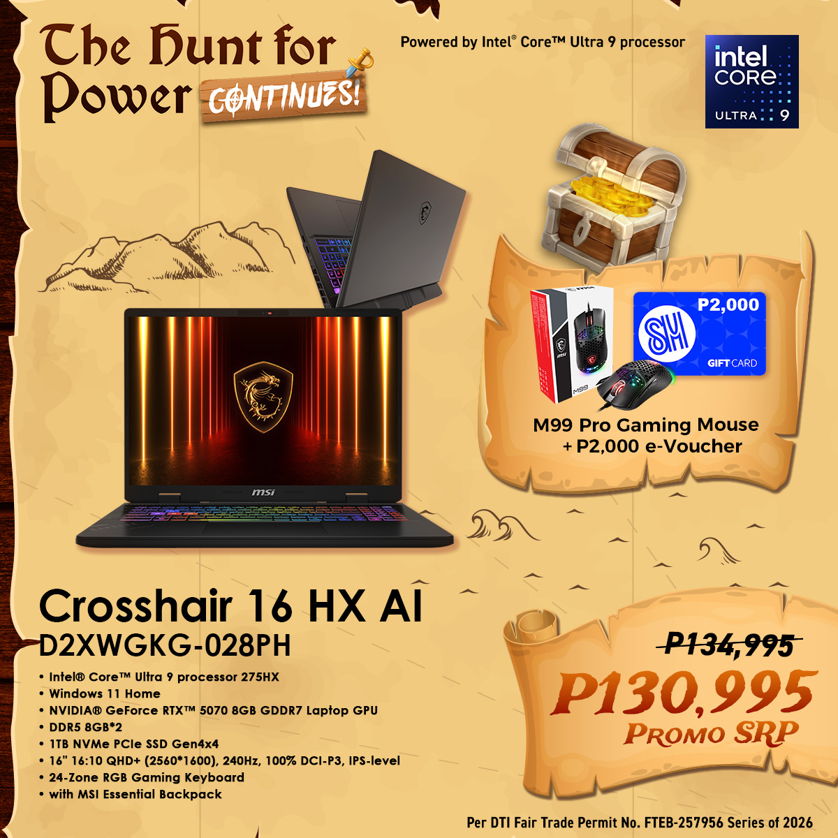 MSI Gaming Facebook ad