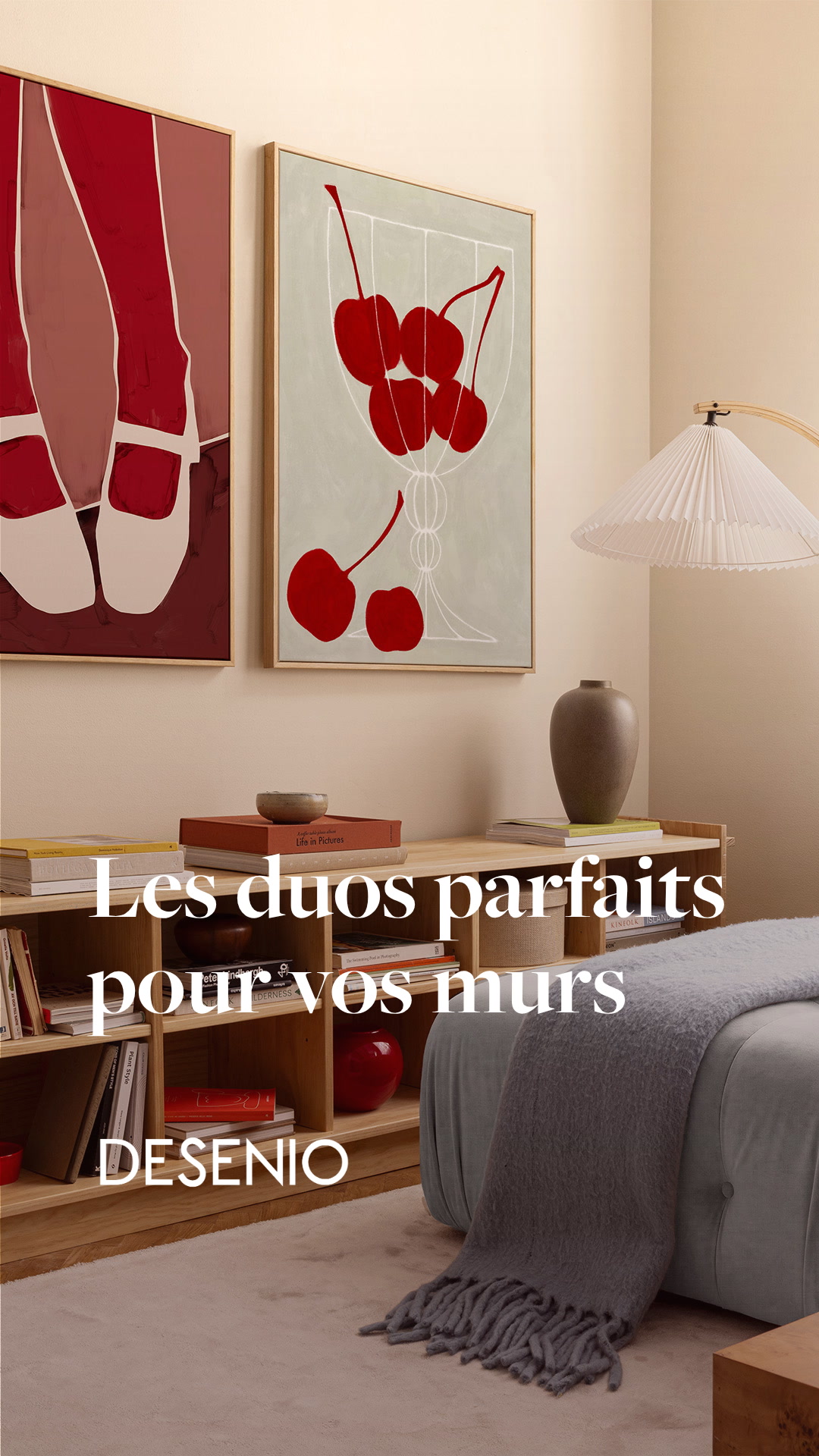 Desenio Facebook ad: Prêts à accrocher