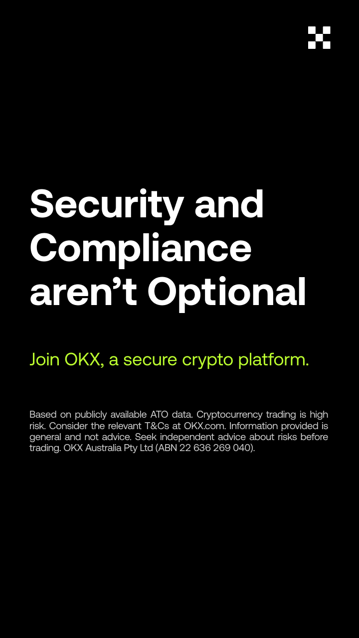 OKX Australia Facebook ad
