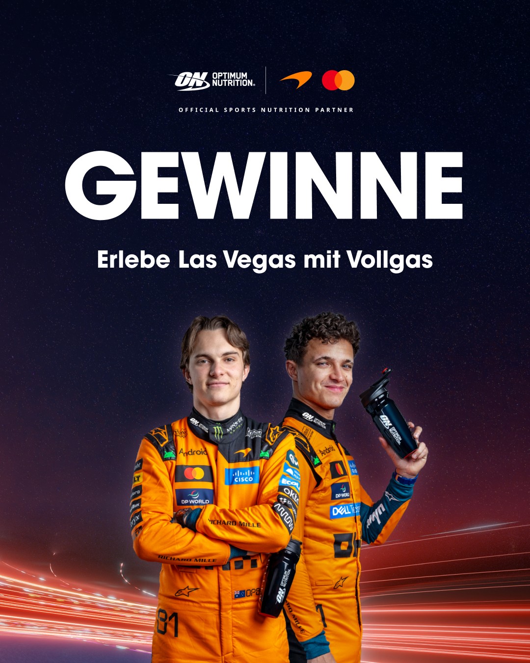 Optimum Nutrition Facebook ad: Glaubst du, du kannst mit der Geschwindigkeit von…