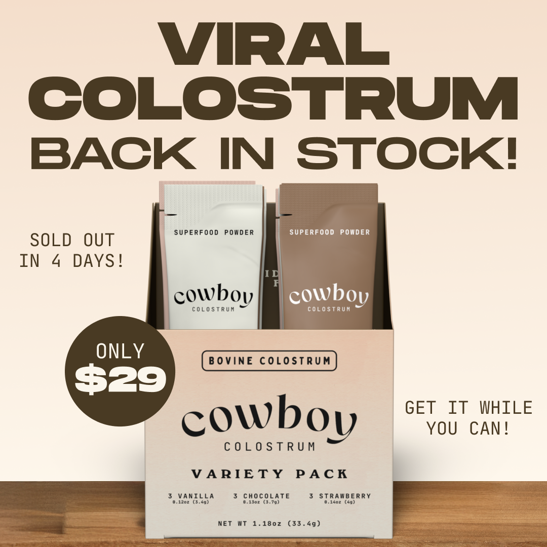 Cowboy Colostrum Facebook ad
