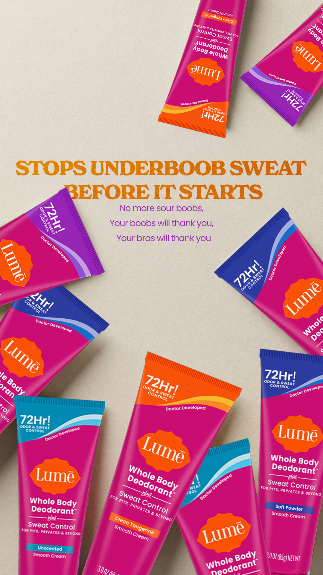 Lume Deodorant Facebook ad