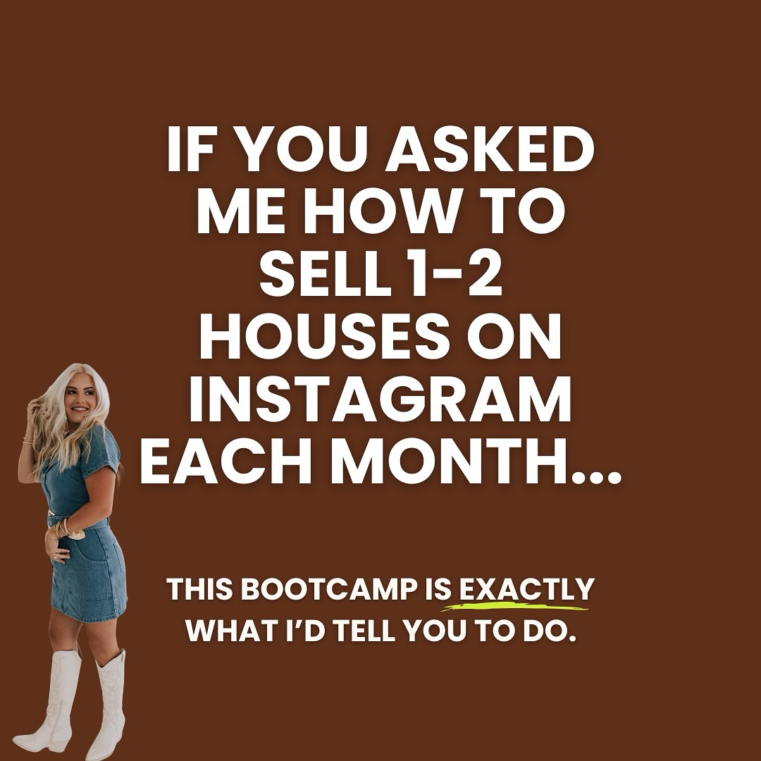 Ashley Walker: Nashville Realtor Facebook ad: BOOTCAMP IS BACK