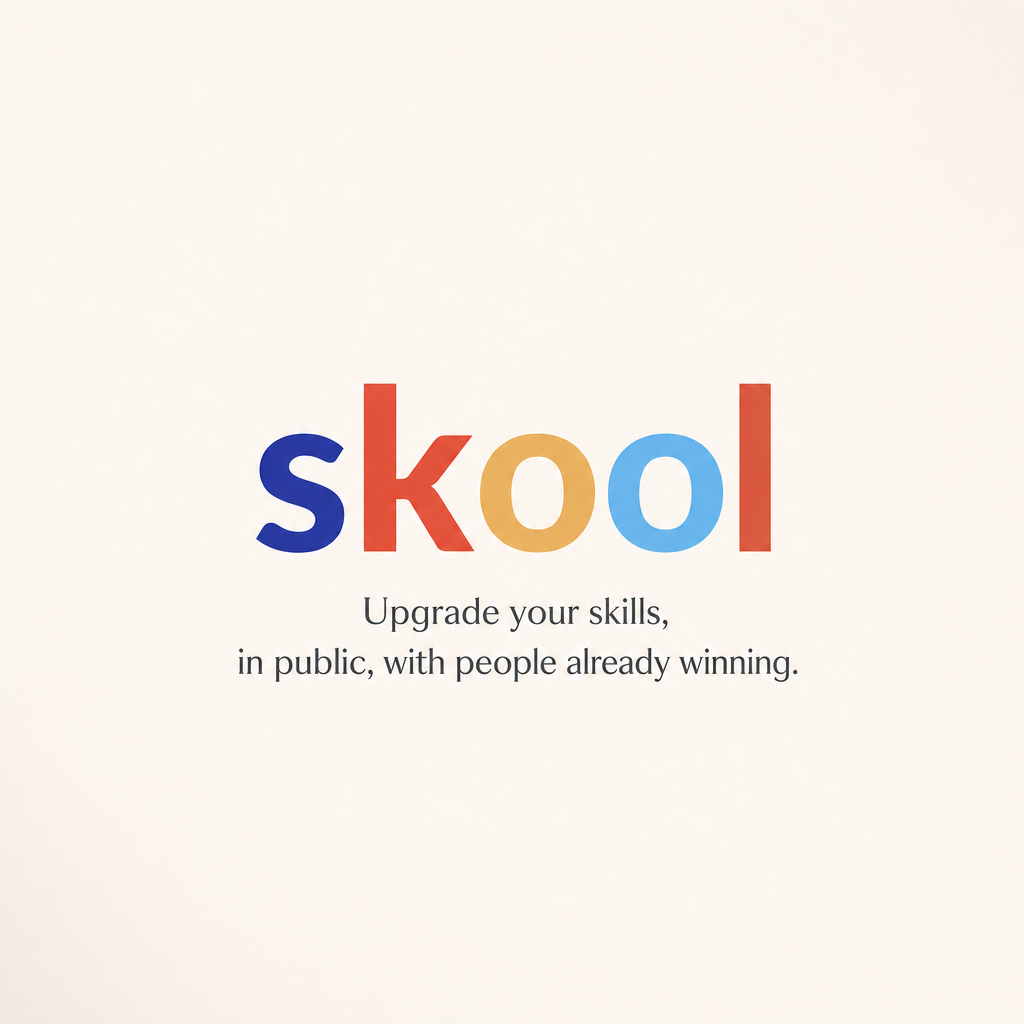 Skool Facebook ad
