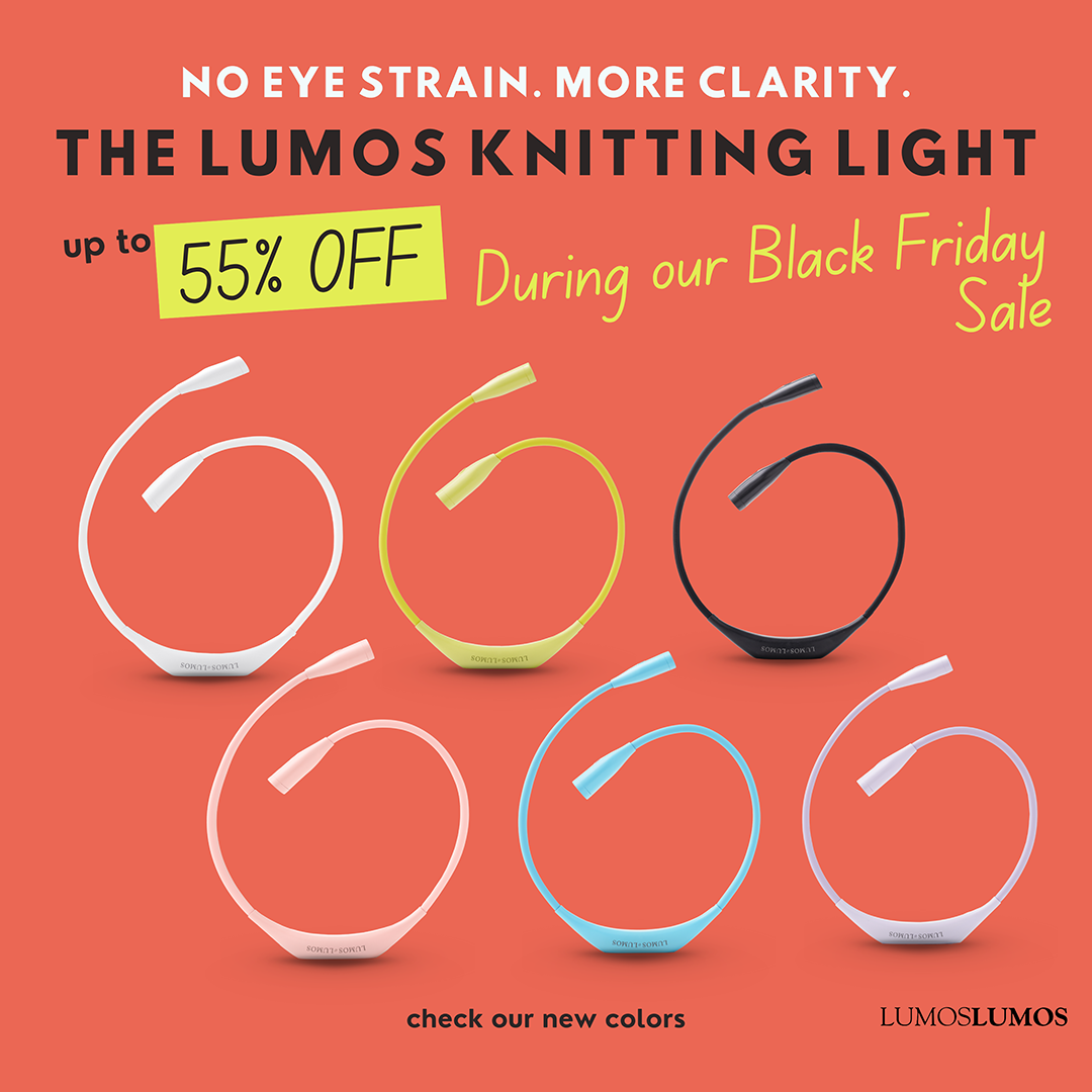 Lumos Knitting Light Facebook ad