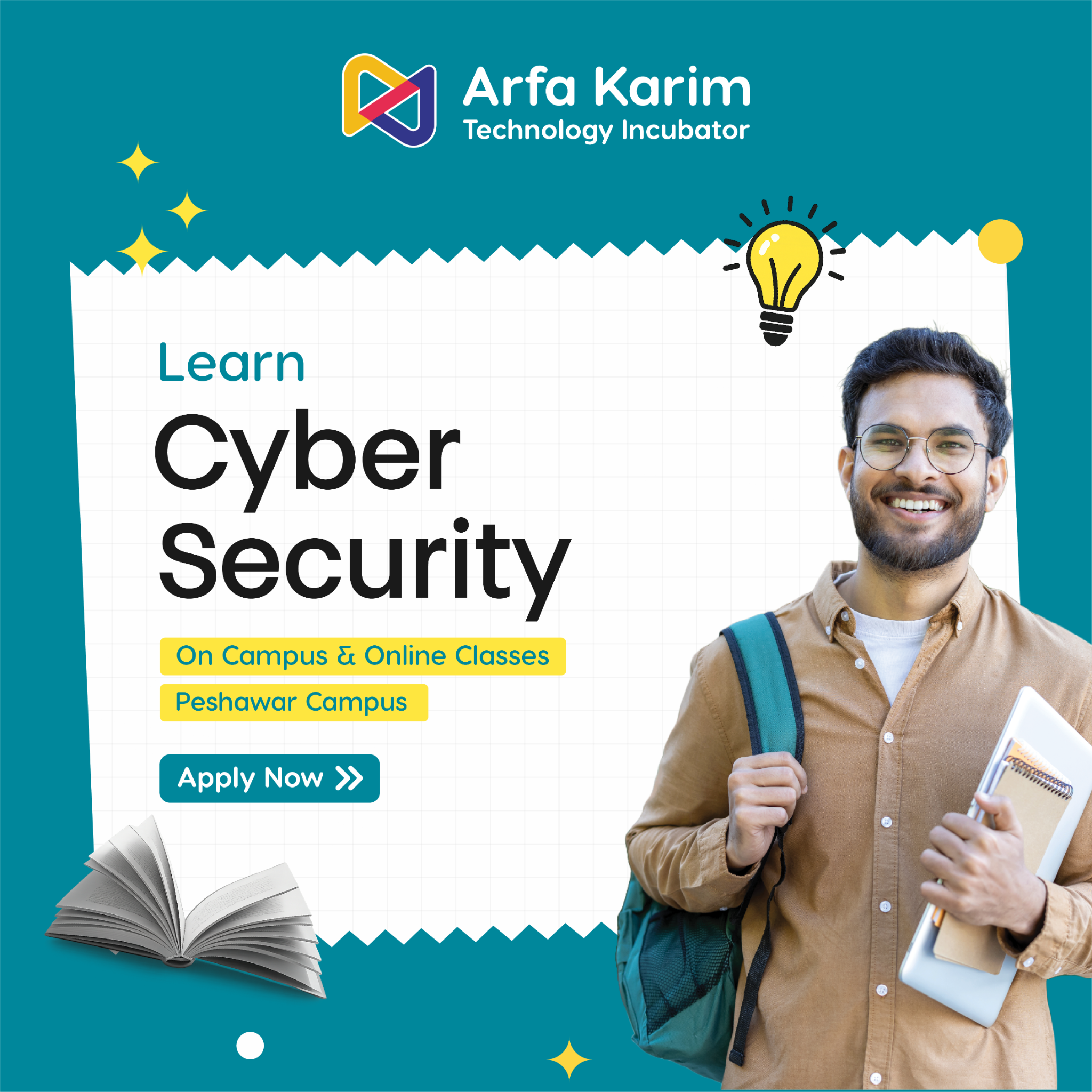 Arfa Karim Technology Incubator Facebook ad