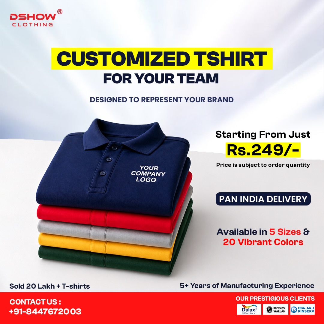 Dshowcustomiseclothing Facebook ad: Give your team a professional look with customized…