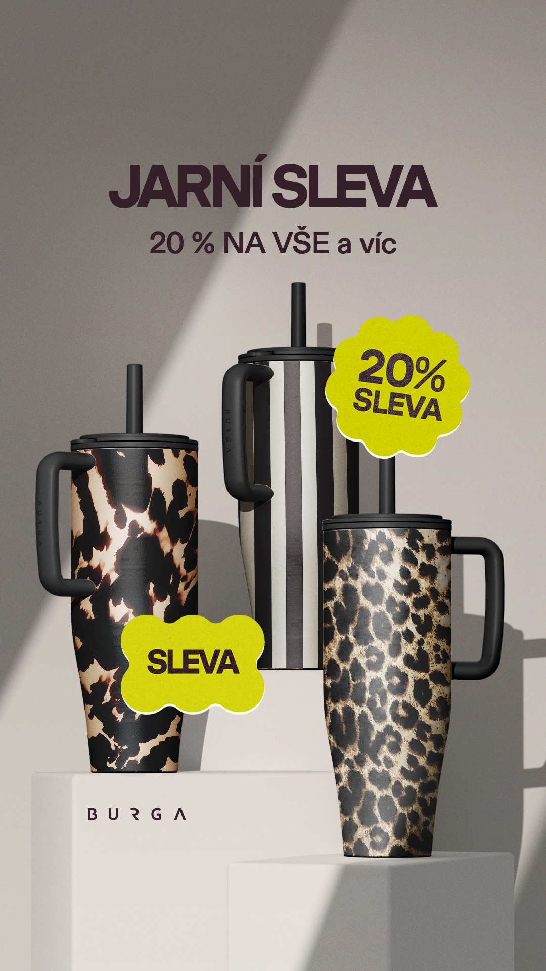 BURGA Czech Facebook ad