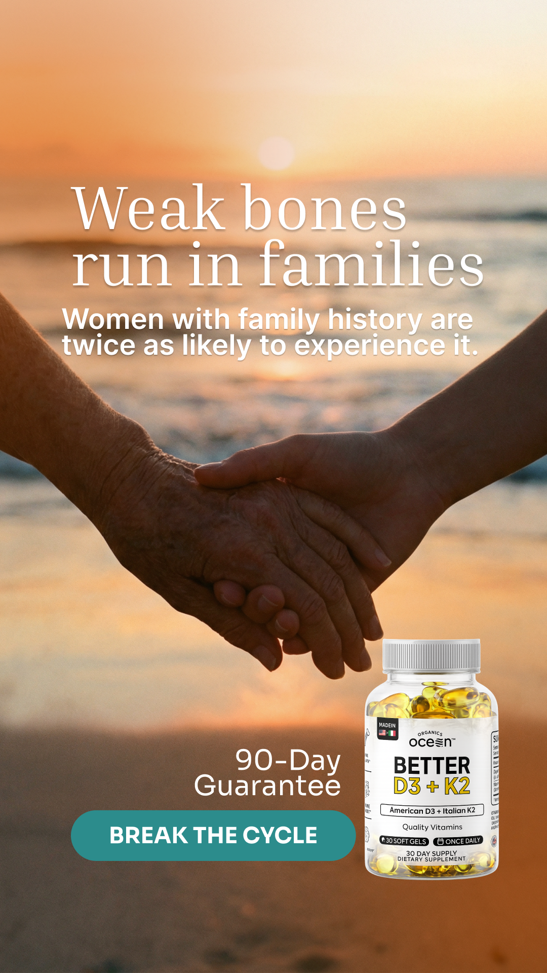 Organics Ocean Facebook ad