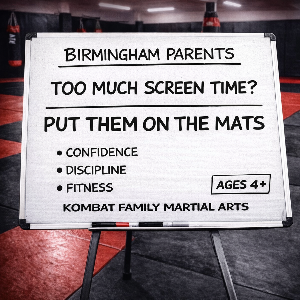 Kombat Martial Arts - Birmingham UK Facebook ad from May 1, 2026