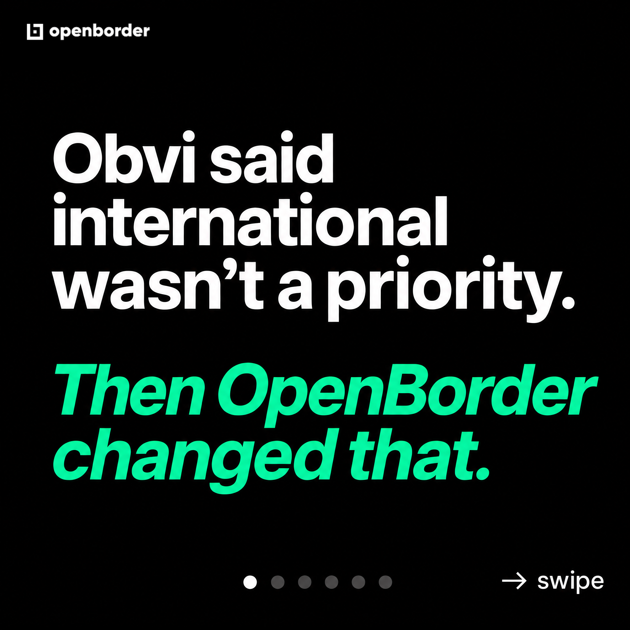 Openborder Facebook ad