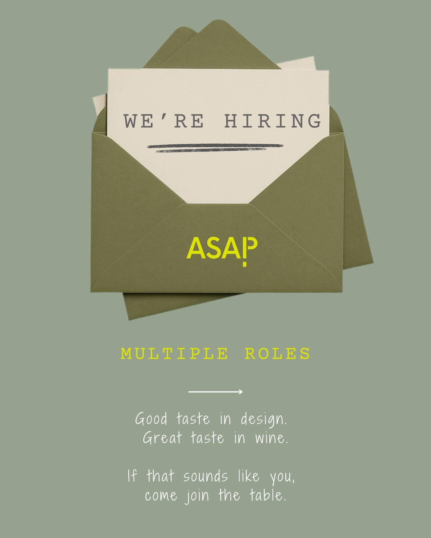 ASAP Facebook ad: ASAP Media is growing and we’re hiring.