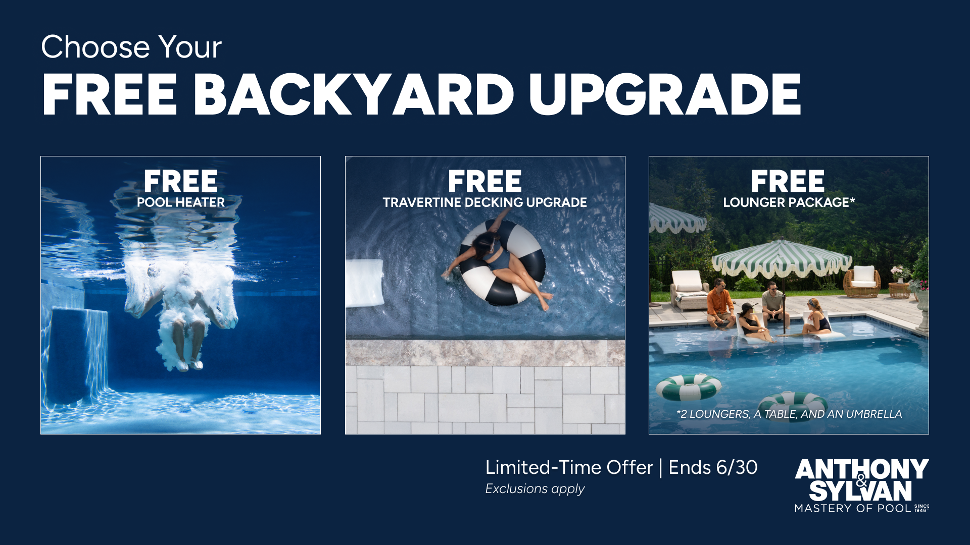 Anthony & Sylvan Pools Facebook ad