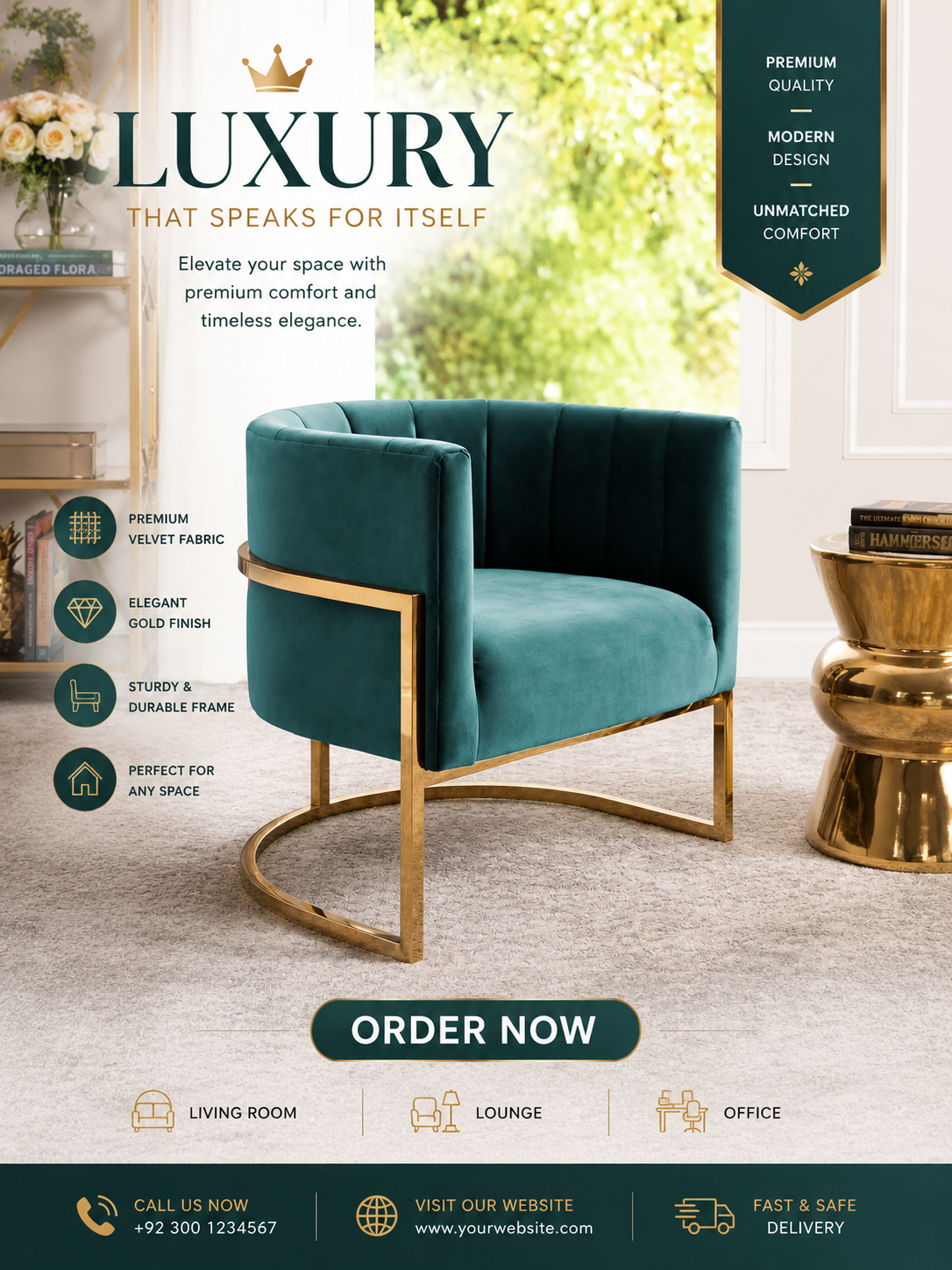 Home and Decor Facebook ad: Style Aur Comfort Sath Sath