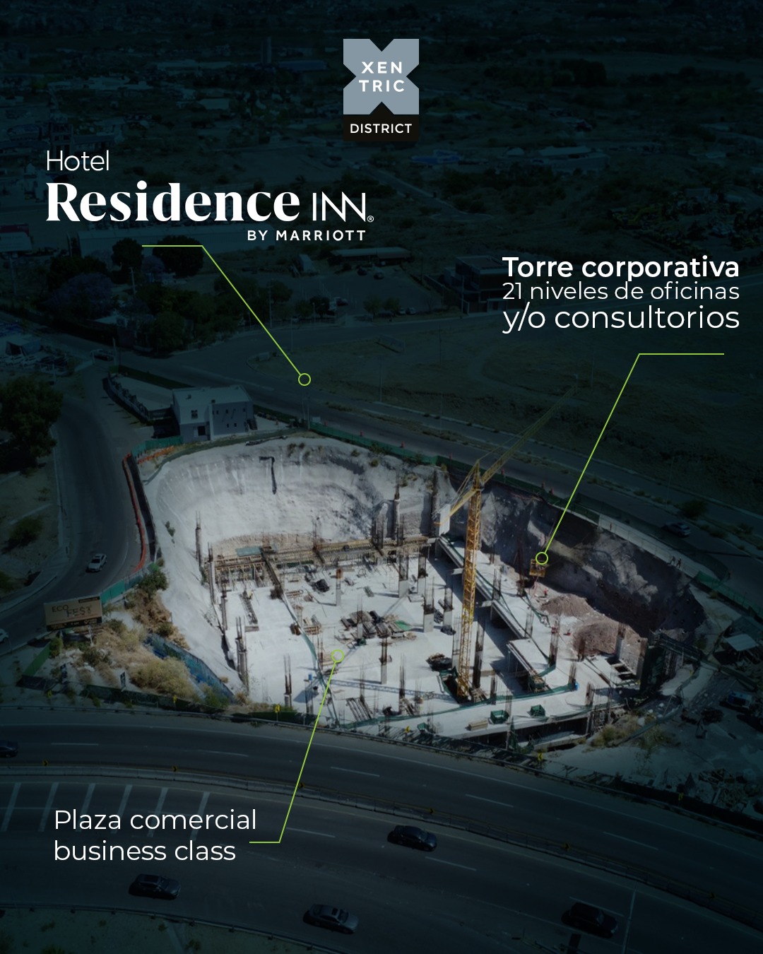 Xentric District Facebook ad: Xentric District avanza con un concepto claro