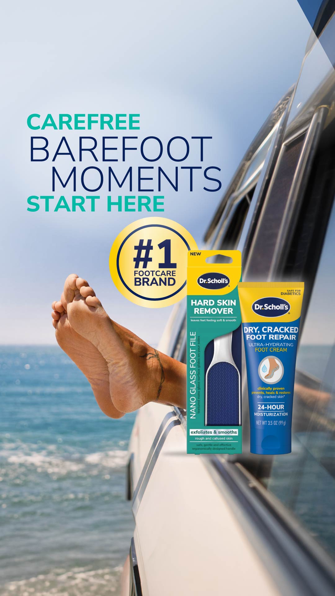 Dr. Scholl's Facebook ad