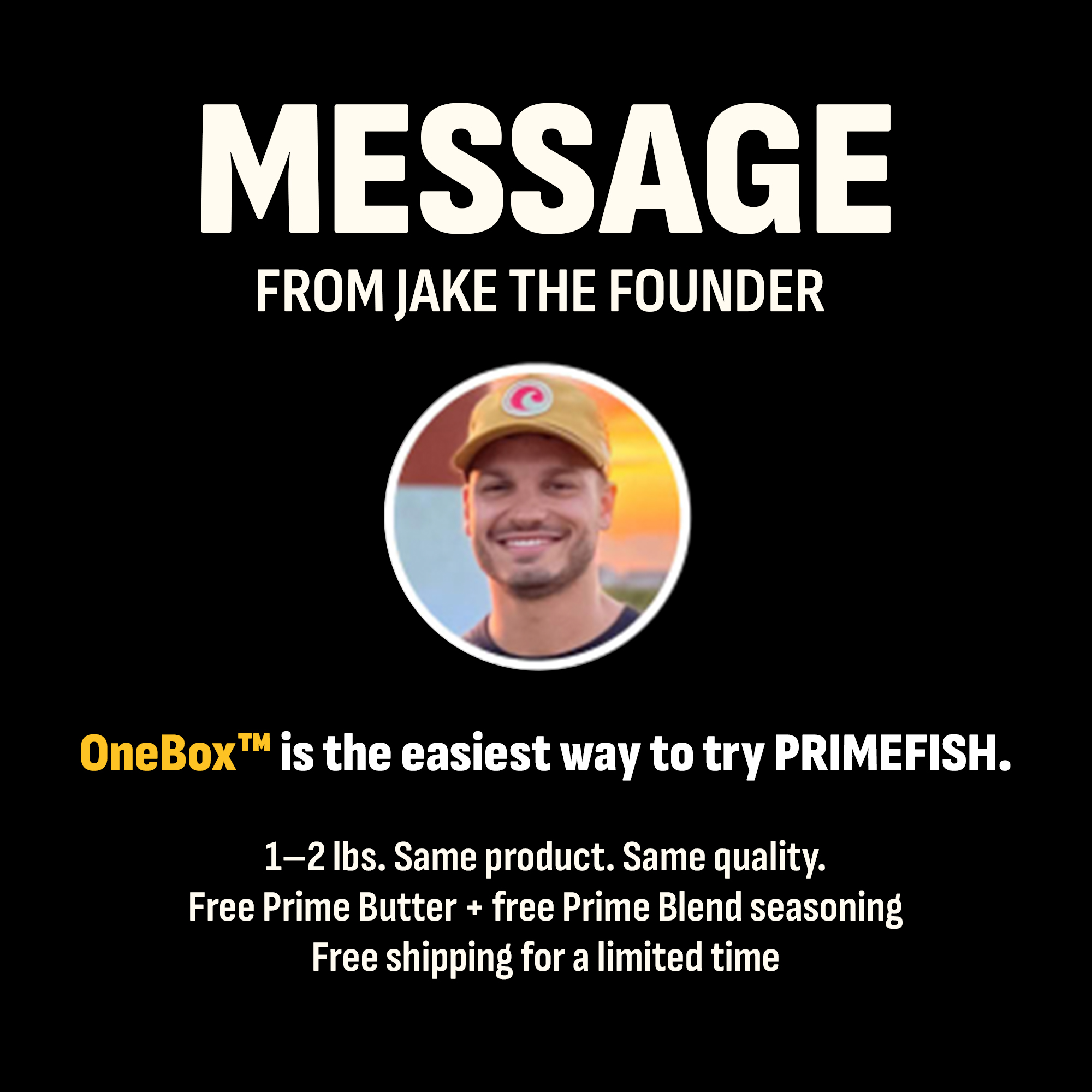 PrimeFish Seafood Co. Facebook ad