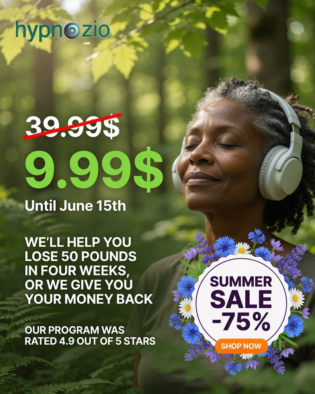 Hypnozio: power of hypnotherapy Facebook ad