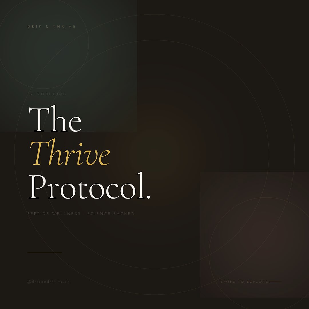 Drip and Thrive Facebook ad: Your biology responds to precision.