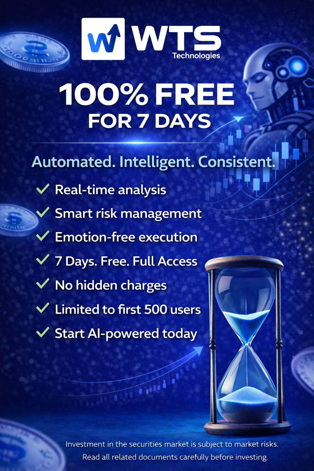 WTS Technologies Facebook ad: Get 100% Free Access Now