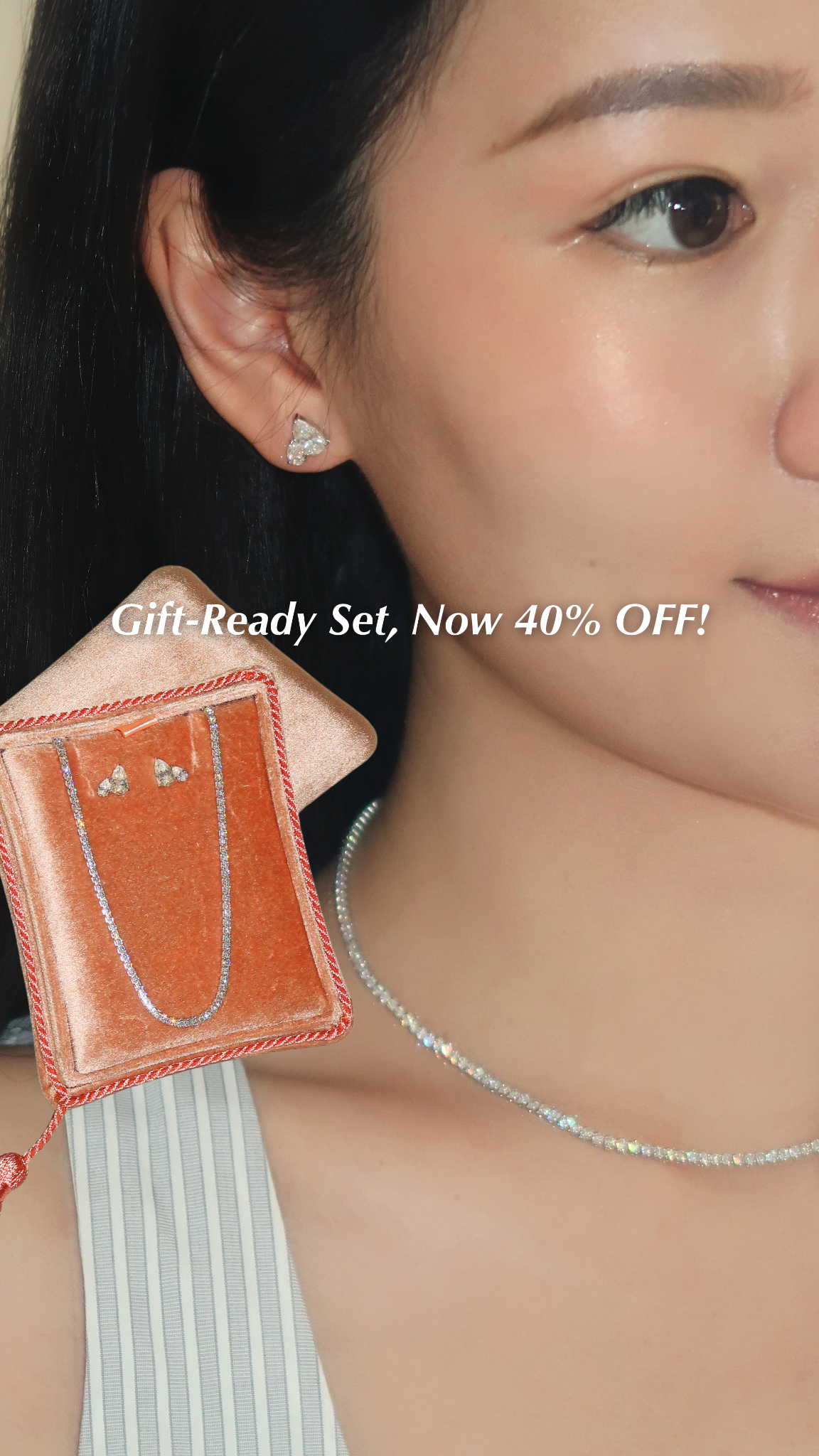 Bijou By Lisan Facebook ad: Gift-ready jewelry sets, now 40% OFF