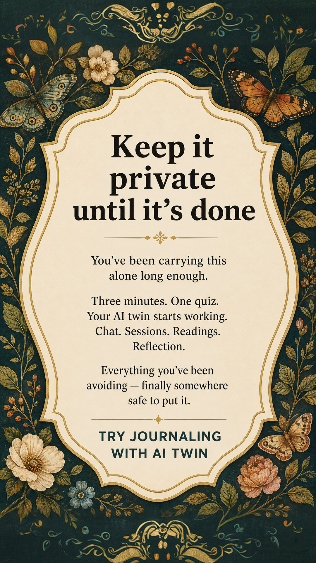 Copymind: AI twin for therapy Facebook ad