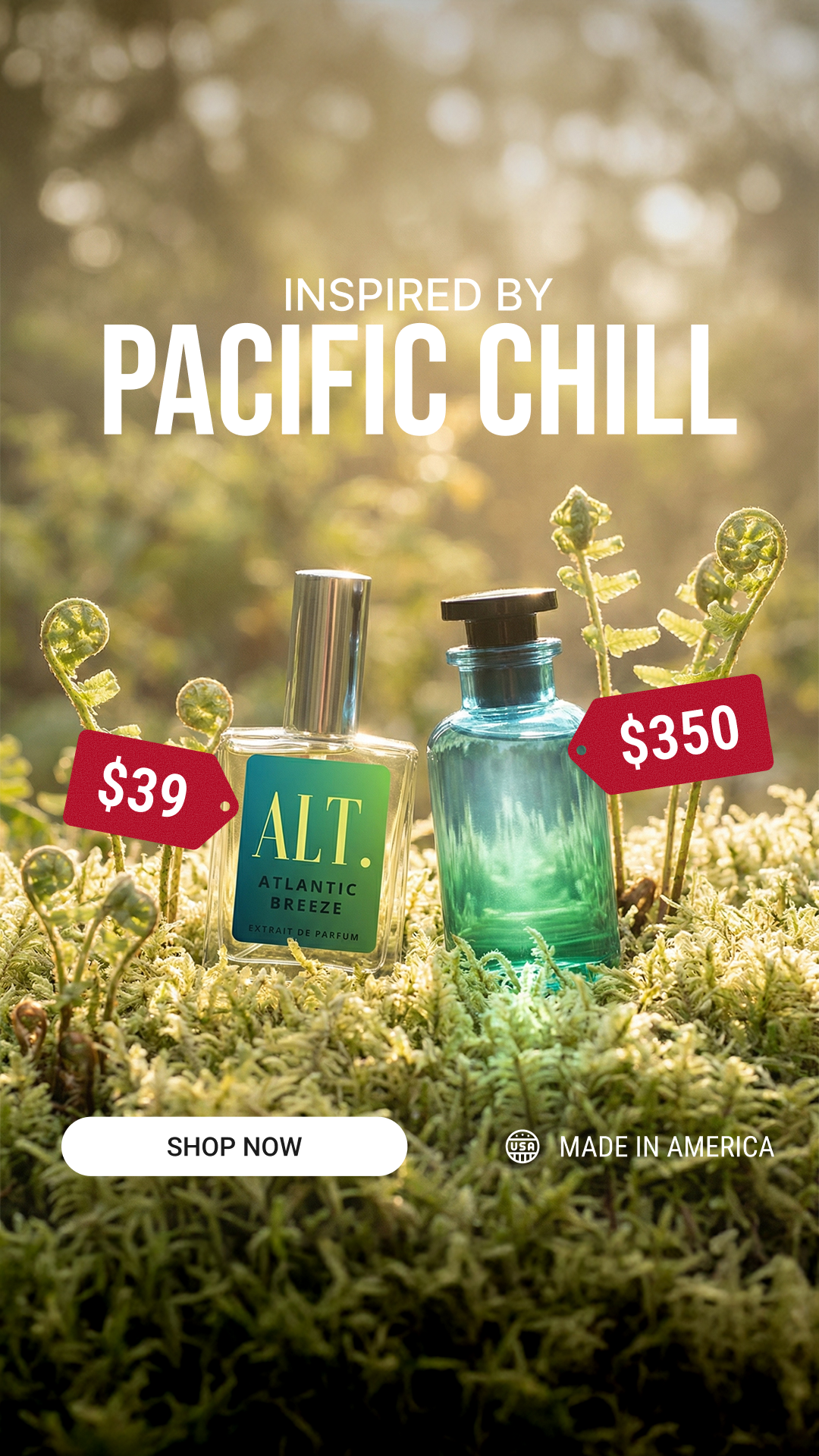ALT. Fragrances Facebook ad