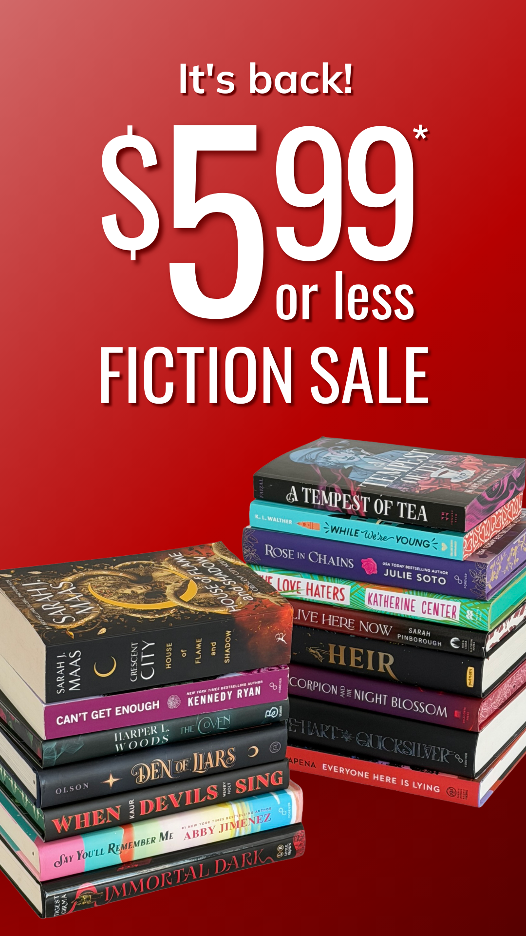 Book Outlet Facebook ad
