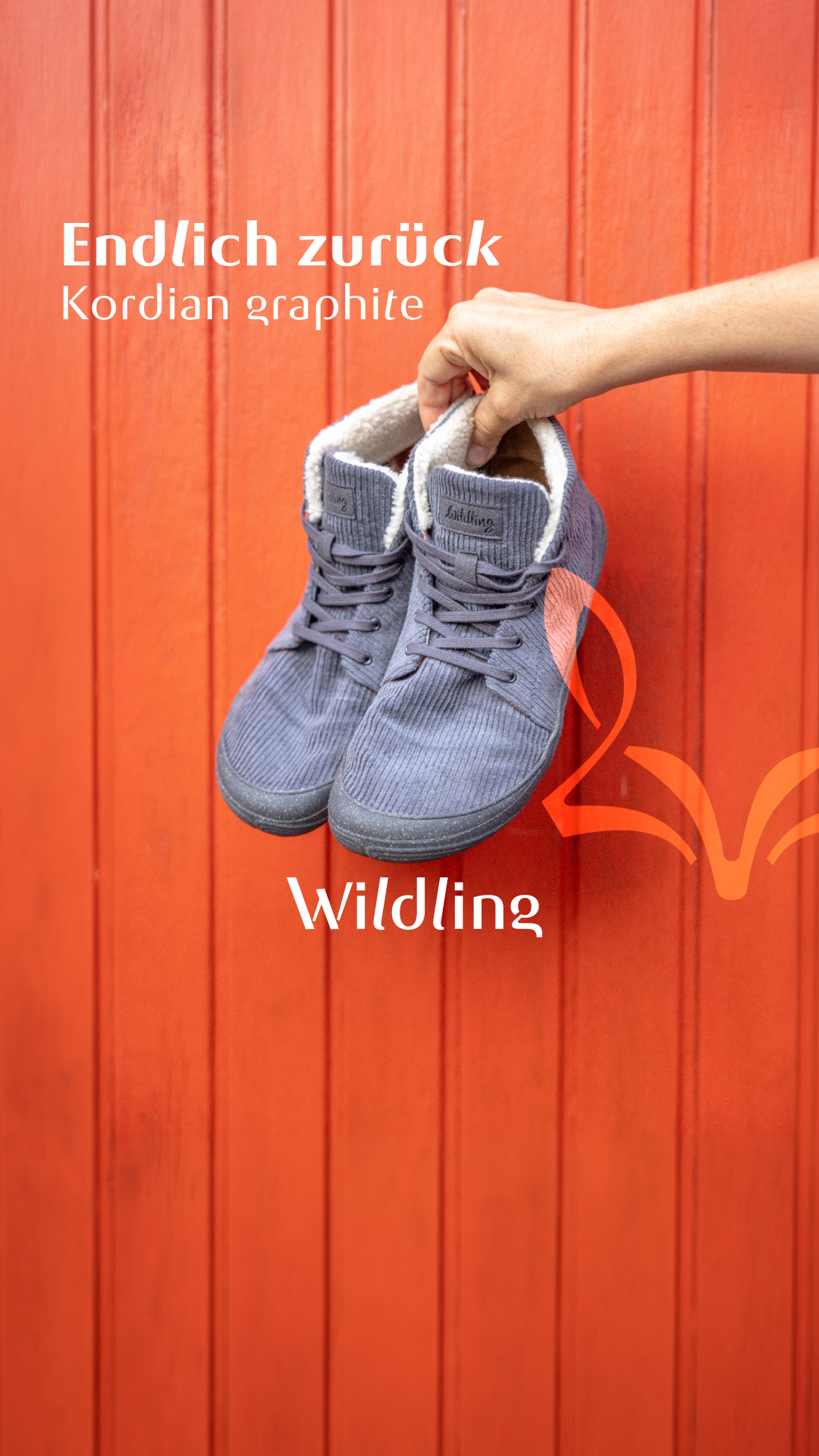 Wildling Shoes Facebook ad: Cord für die ganze Familie