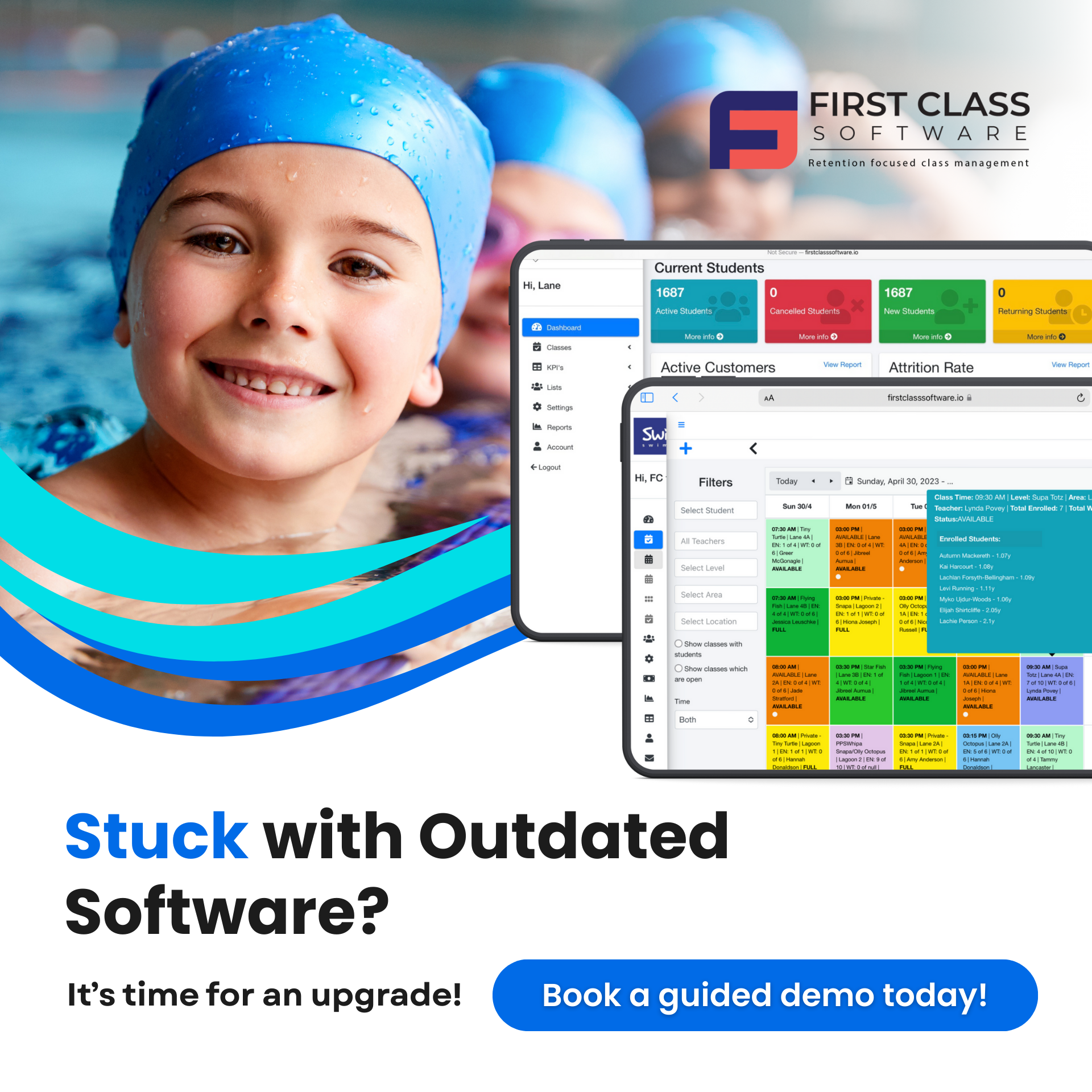 First Class Software Facebook ad
