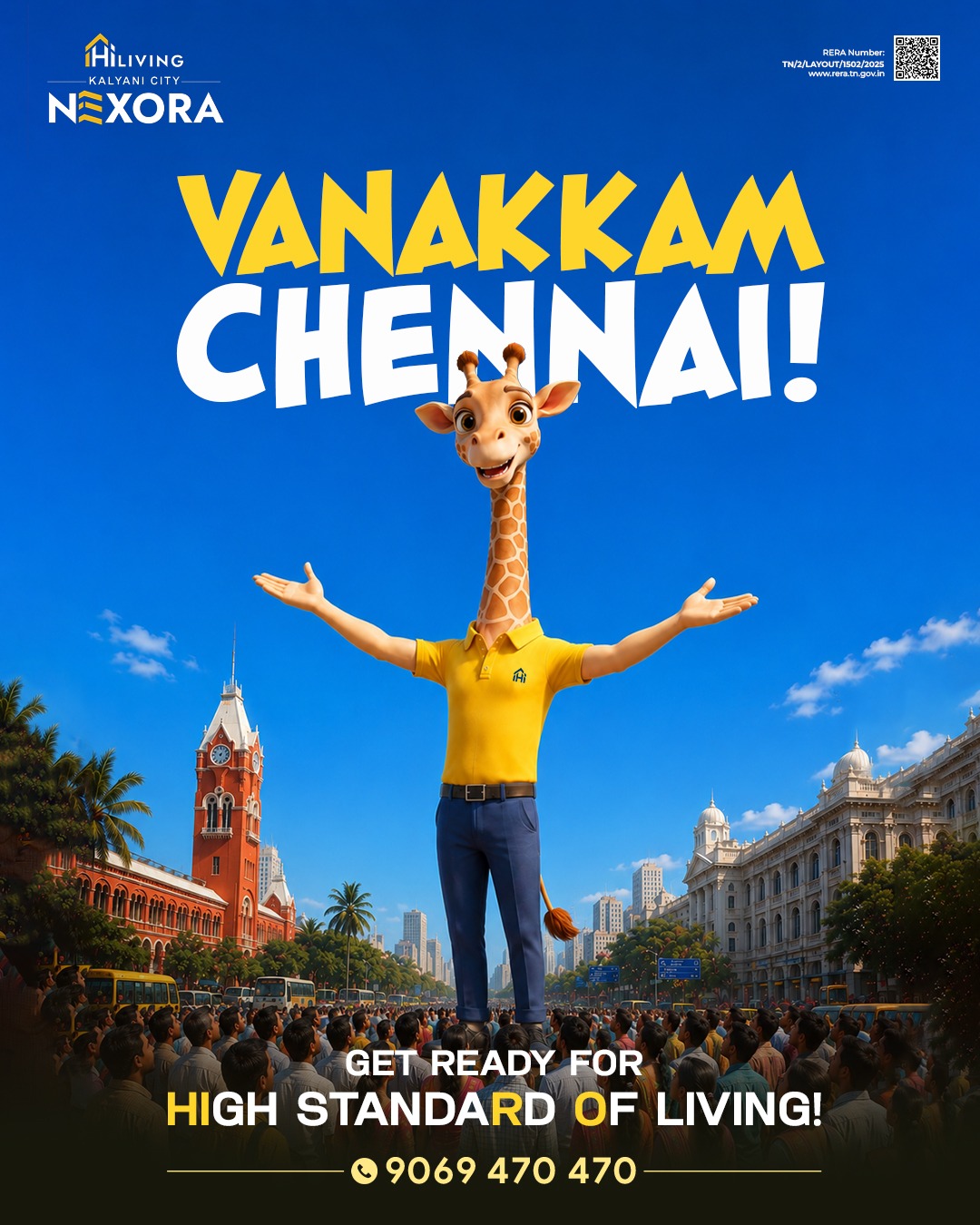 Hiliving Nexora Facebook ad: VANAKKAM CHENNAI!
