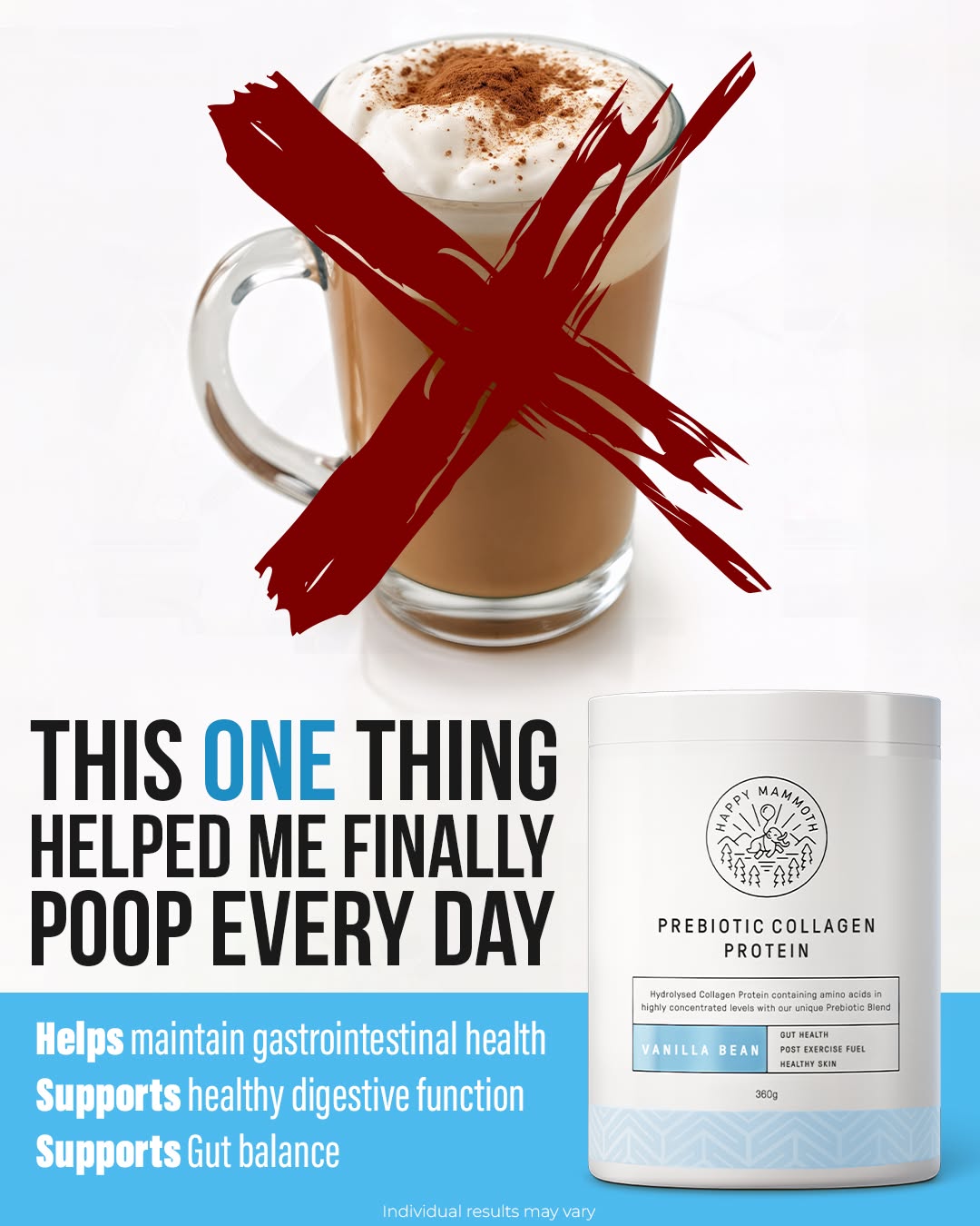 Happy Mammoth Facebook ad