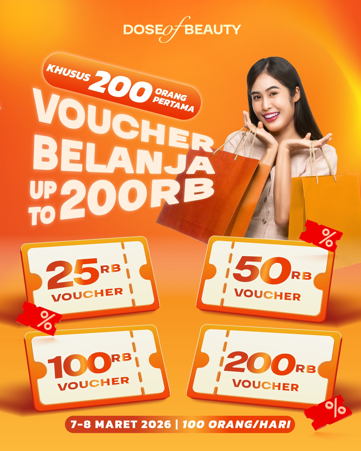 Doseofbeauty.id Facebook ad: Ikuti 3 langkah dibawah ini ๐ฉ๐๐ฌ๐ญ๐ข ๐๐๐ฉ๐๐ญ Voucherโฆ